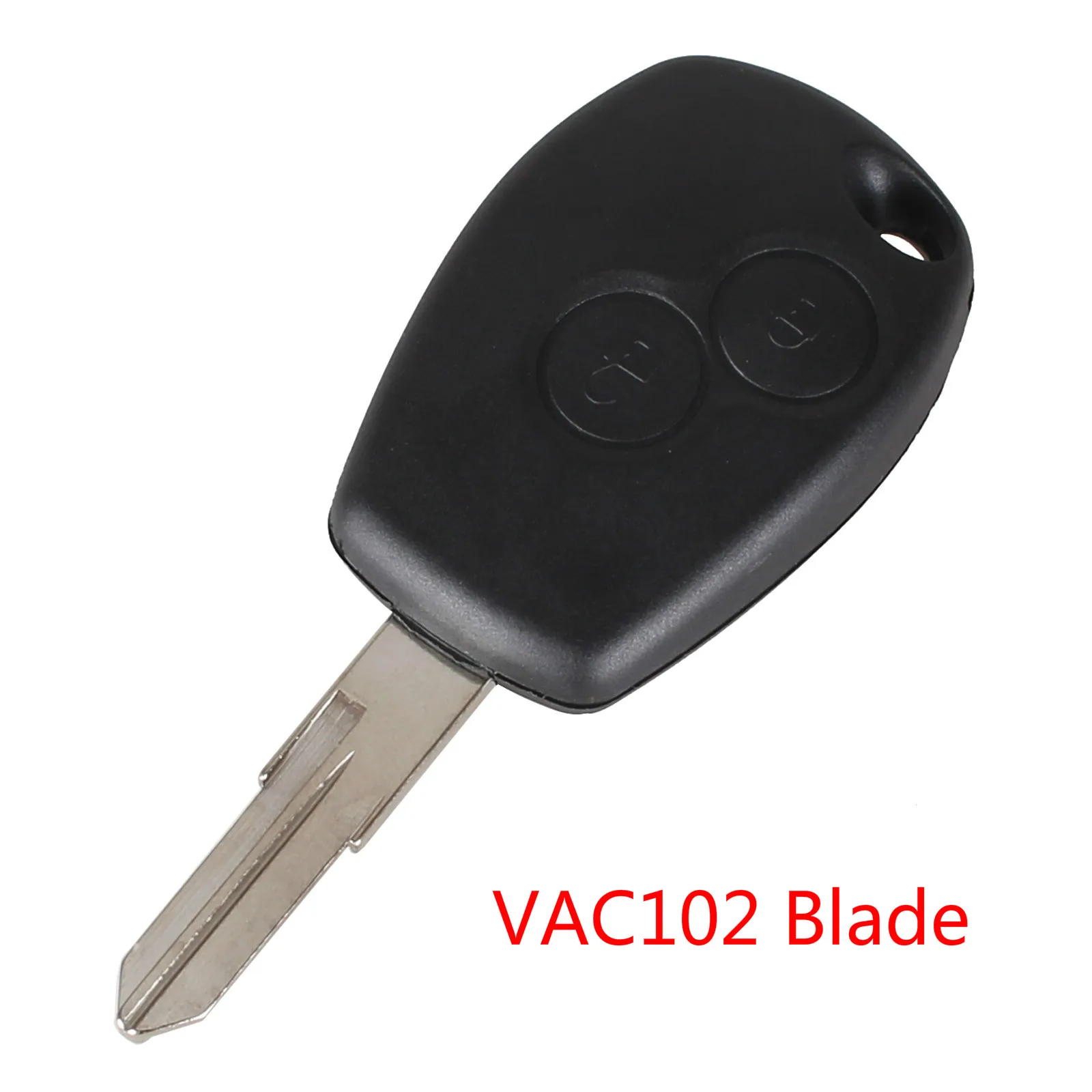 VAC102 Blade KEYYOU 10X для Renault Duster Меган модус Клио модус Kangoo Logan Sandero для Nissan Almera 2 кнопки корпус автомобильного ключа дистанционного управления Fob - Цвет: VAC102 Blade