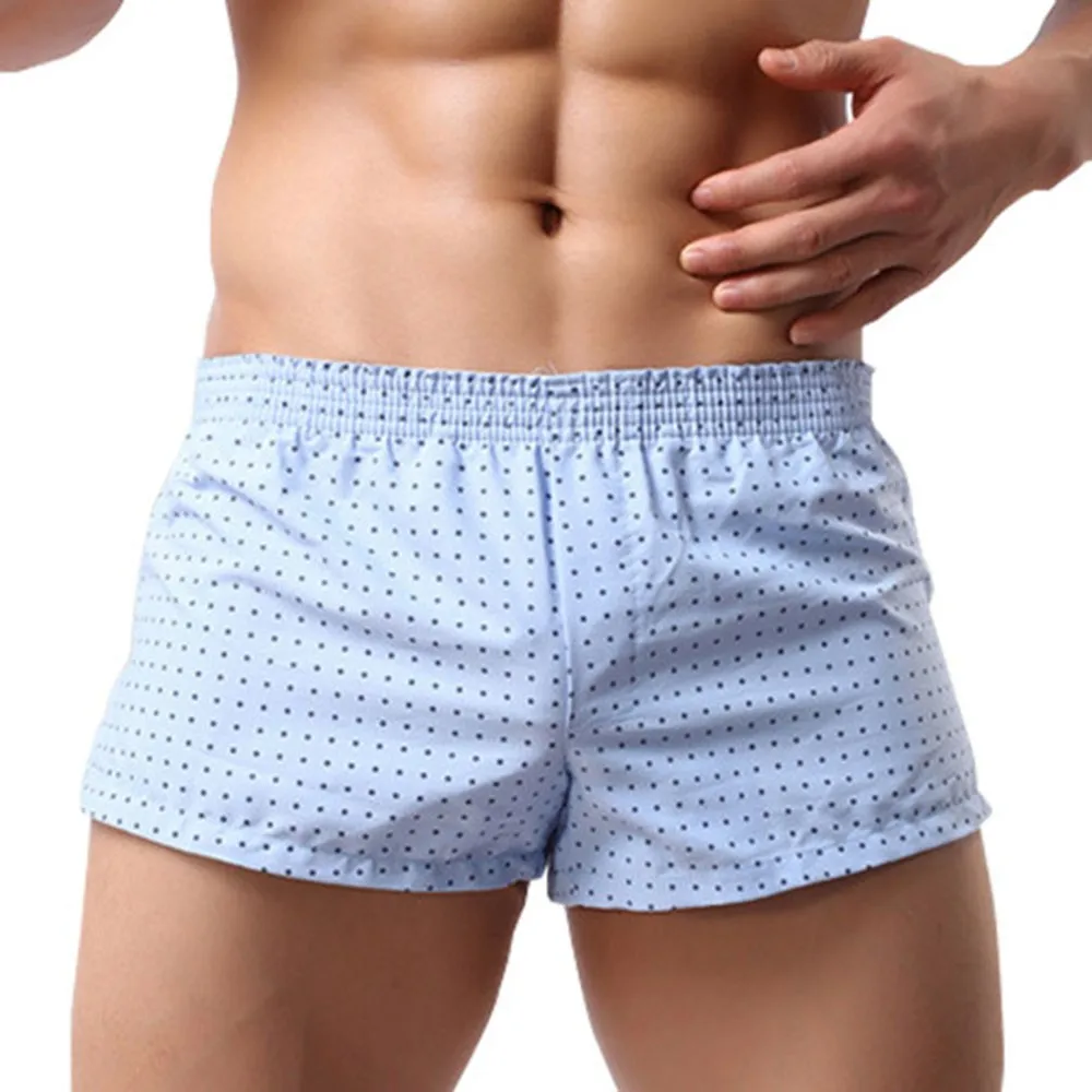 

Homewear Men's Loose Sexy Low Rise Printed Comfortable Boxer Briefs Underwear Breathable Hip-lifting Youth Breathable Sleepwear