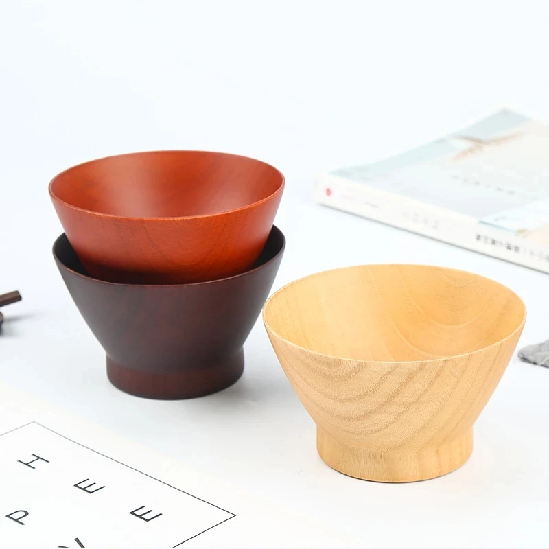 

Деревянные тарелки для хранения рисовых салатов