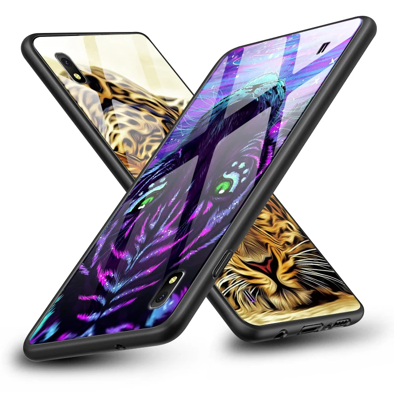 Для samsung Galaxy J4Plus M10 M20 M30 Note9 закаленное Стекло чехол A10 A20 A30 A40 A50 A6S A70 A8S A80 A90 противоударный чехол-держатель