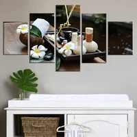 artsailing health spa products hd 5 pieces wall decor background beauty salon wall hanging painting skin management club mural
