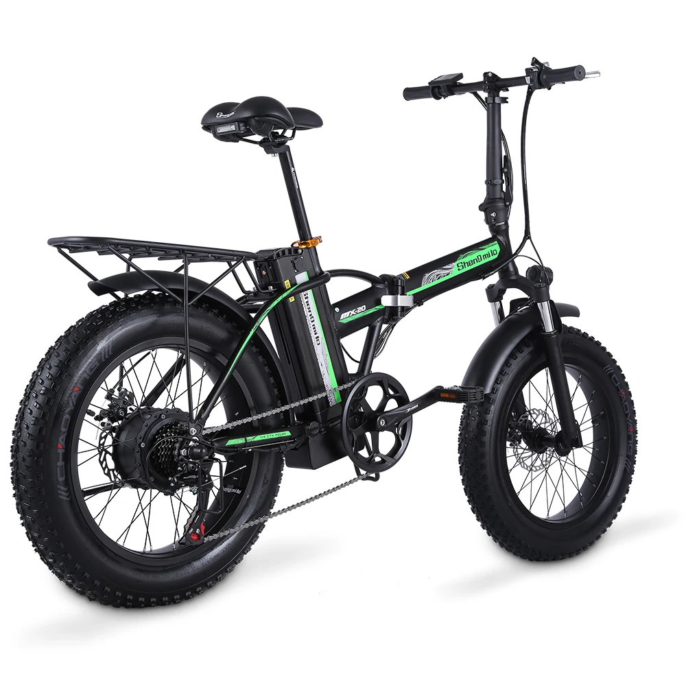 Billig Elektrische Fahrrad 500W Bike Faltbare 20Inch Ebike 4,0 Fett Reifen Strand Stadt Männer Und Frauen Radfahren 48V15Ah Lithium-Batterie Moped 。