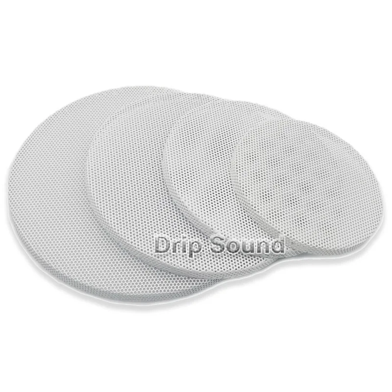 Сетчатая Крышка для автомобильного динамика декоративная круглая металлическая