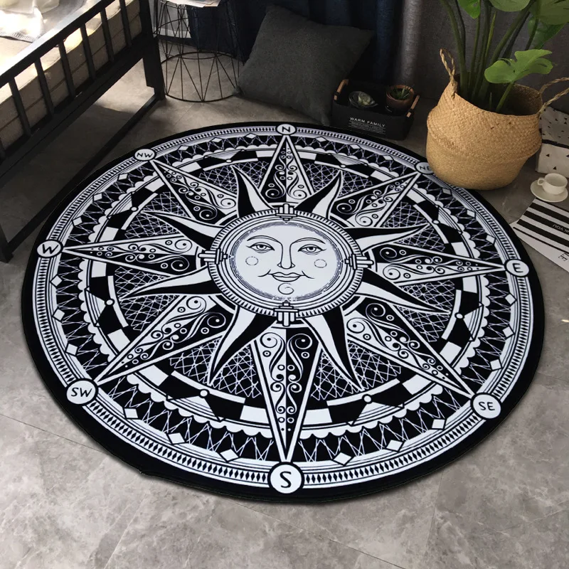 Арт солнцезащитный геометрический Коврик для йоги ковер детской комнаты мягкий