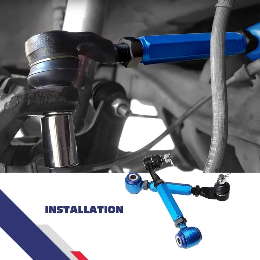 Kingsun задний верхний регулируемый шариковый шарнир комплект подвесные рычаги