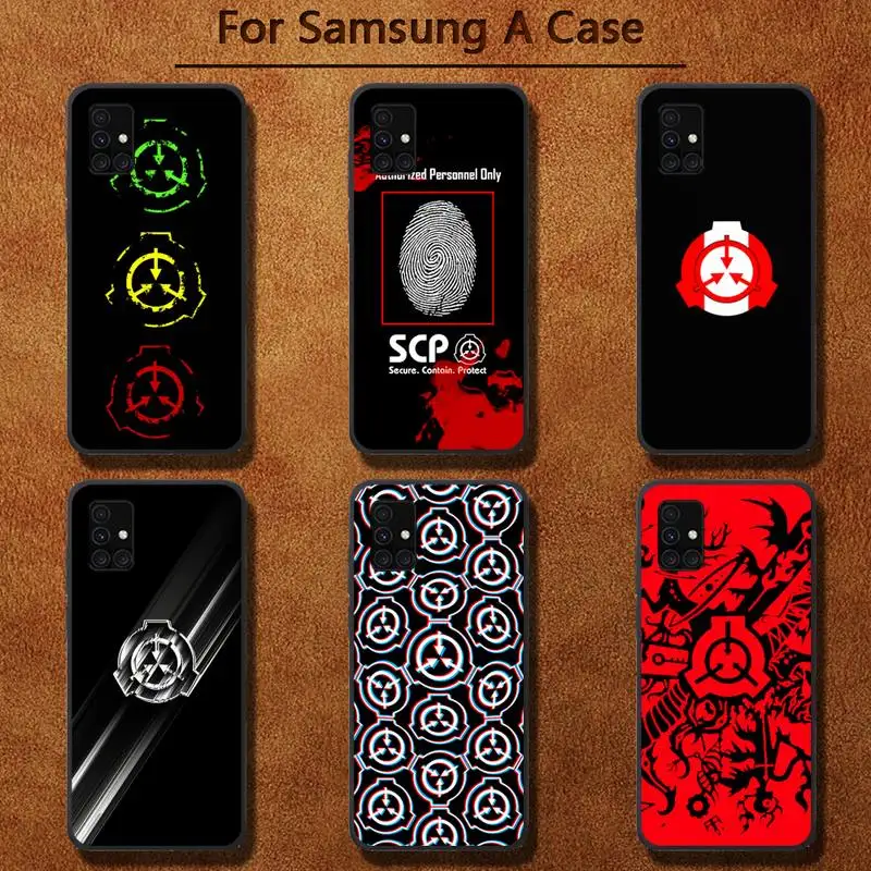 

Scp Special Containment Logo Phone Cases for Samsung A91 01 10S 11 20 21 31 40 50 70 71 80 A2 CORE A10