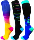 Компрессионные носки для варикозного расширения вен, мужские и женские, мужские, для бега медсестры, 20-30 мм рт. Ст.