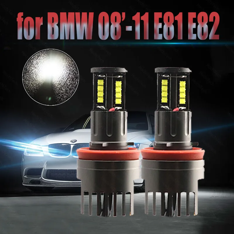 

3200LM 160W Ultra Bright 3-year Warraty IP65 High Power LED Marker for BMW 2008-2011 1 Series E81 E82 Coupe LED Angel Eyes Light
