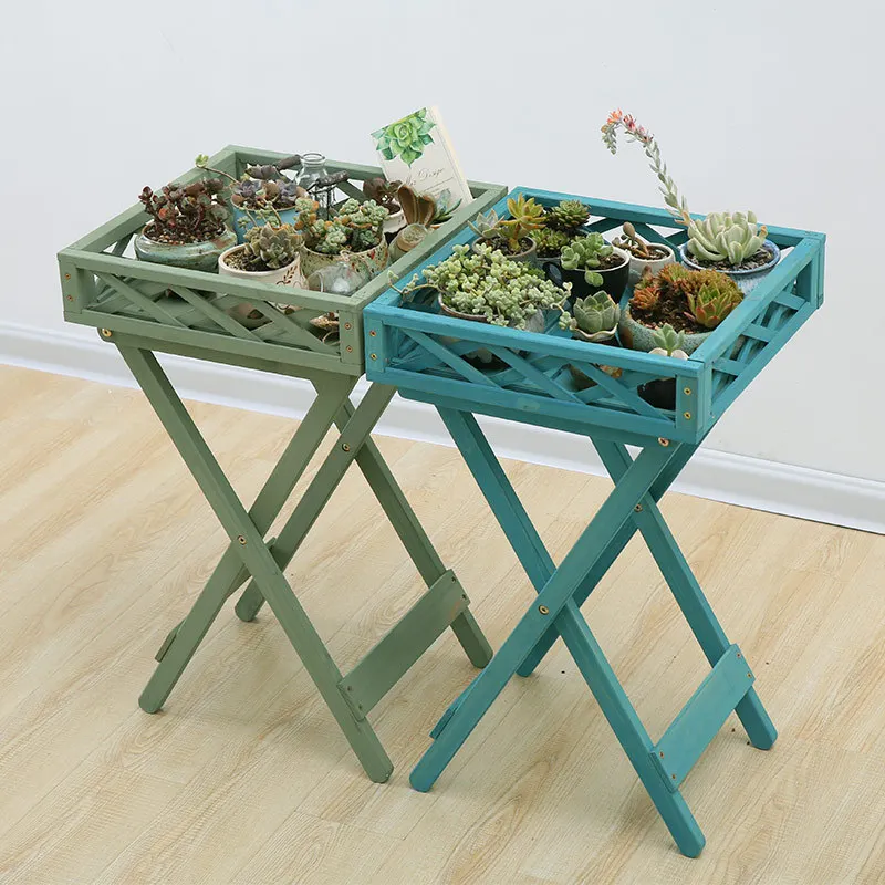 

Винтажная подставка для цветов в деревенском стиле, деревянная напольная полка, ретро-стеллаж для хранения в ванной комнате, деревянный дек...