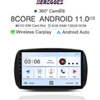 Carplay 6G + 128G DSP Android 11,0 автомобильное радио GPS для Mercedes Smart Fortwo 2015 2016 2017 навигация 4G LTE мультимедийный плеер RDS