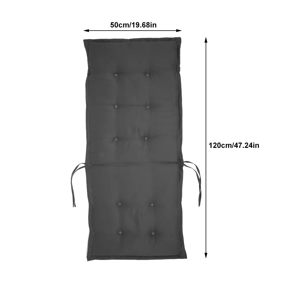 

120x50CM Soft Recliner Cushions Solid Comfortable Office Chair Seat Cushion Pad Long Chair Cushion Mat Support Waist Back