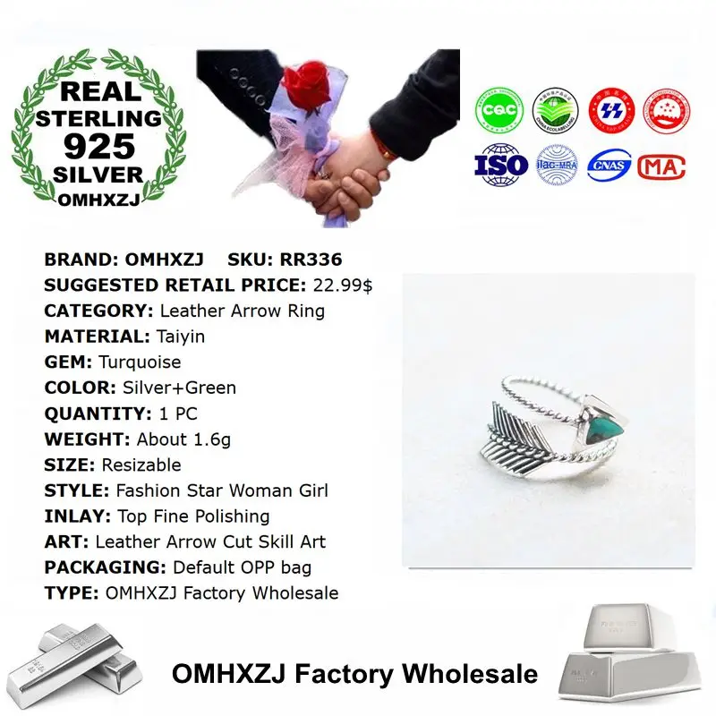 OMHXZJ оптовая продажа европейский модный женский подарок на свадьбу серебряное