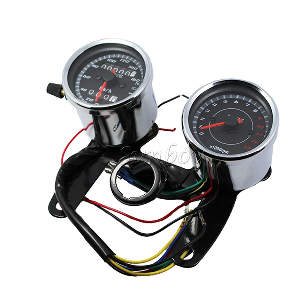 Универсальный спидометр для мотоцикла и скутера набор тахометра 12 В 0 ~ 160 км/ч