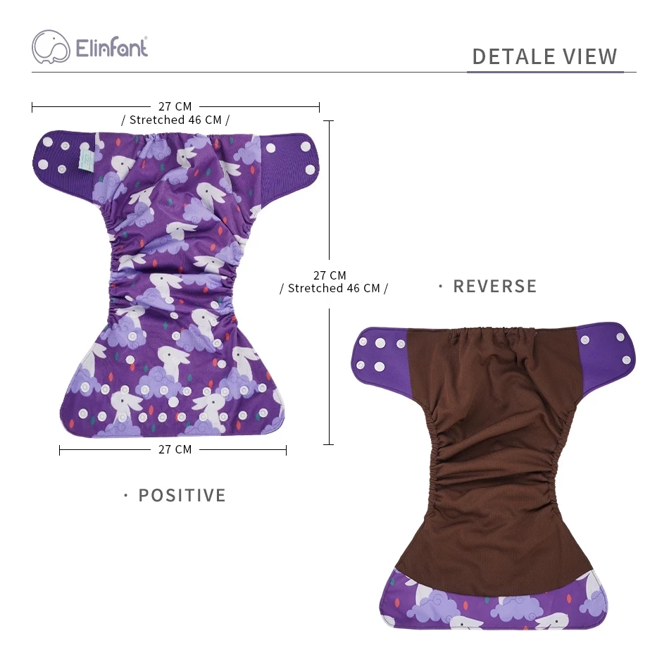 Mordedor nuevo juego 2set/8 Uds impermeable ajustable con bolsillo para beb&eacute; pa&ntilde;ales de tela con 8 Uds inserciones de malla para 3-15kg beb&eacute;-2