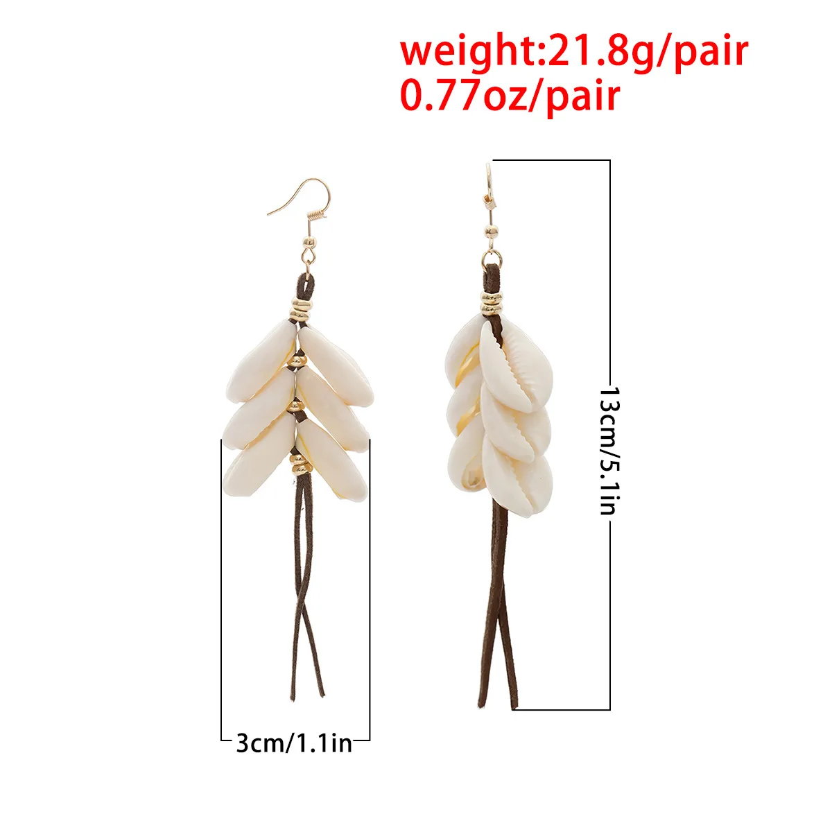 

Visisap Elegant Tassel Shell Dangle Earrings for Women Office Lady Daily Fashion Jewelry Gifts Earring Wholesale Factory XRB1517