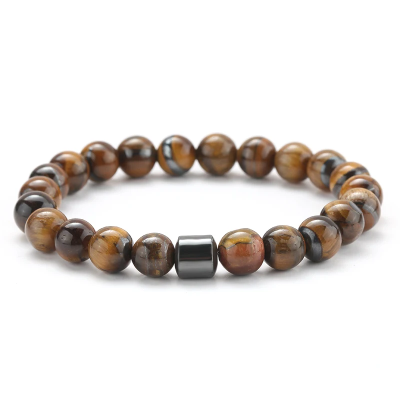 Браслет для пары с подвеской мужской браслет из натурального камня аксессуары