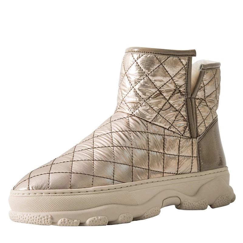 Зимние сапоги женская зимняя водонепроницаемая обувь на меху Новинка 2019 года