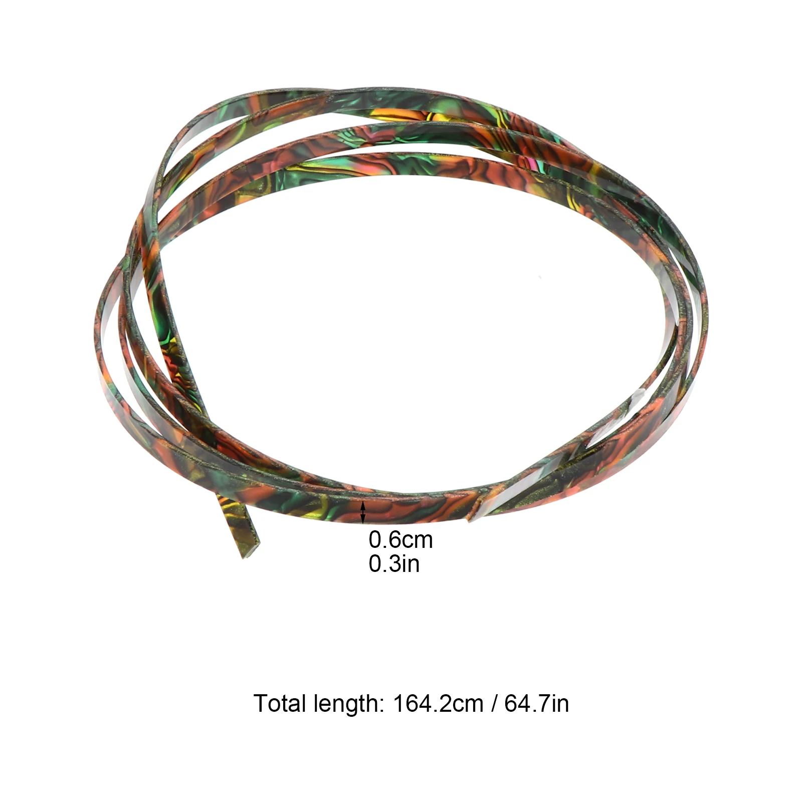 

1pc Strip Decor for Guitar Guitar Accessory Plastic Strip Purfling Strip Guitar Decorative Strip for Guitar