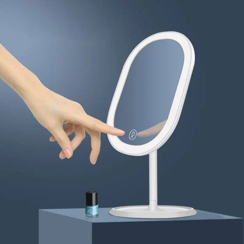 Настольное зеркало для макияжа TY311 с USB-зарядкой вращение на 180 градусов