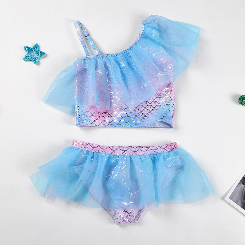 2 вида стилей детская одежда для маленьких девочек летний костюм купания