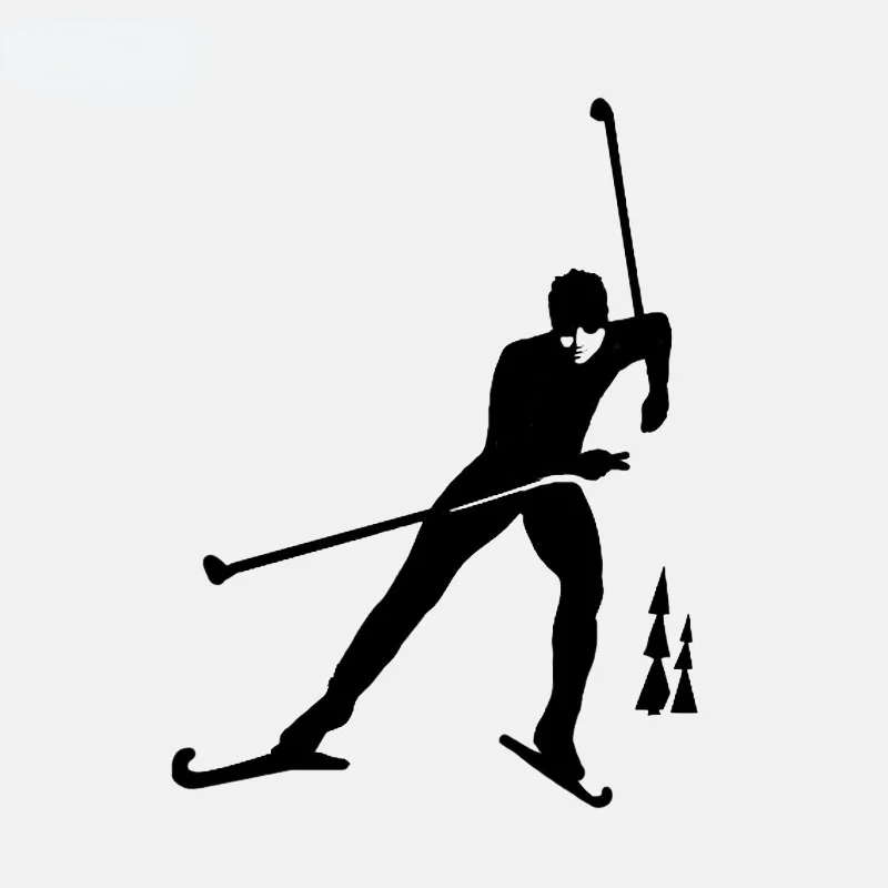Оригинальный самый крутой декор для катания на лыжах автомобильная наклейка