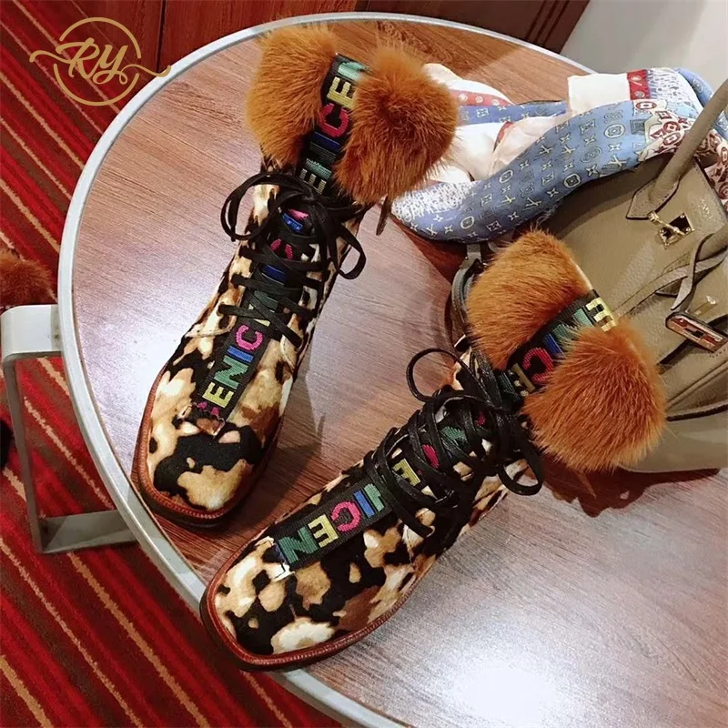 Женская обувь 2018 модные зимние ботинки женские стильные ботильоны из