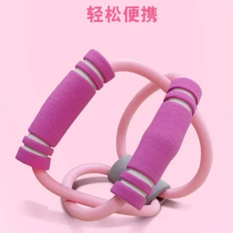 

Hot Yoga Gum Fitness Resistance 8 Word Chest Expander Rope Workout Mu
