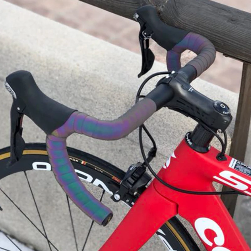 

Bicycle Handlebar Strap New Bicycle Handlebar Tape Road Bike Color Changing Bike Handlebar Tape Bicycle Handlebar Tape