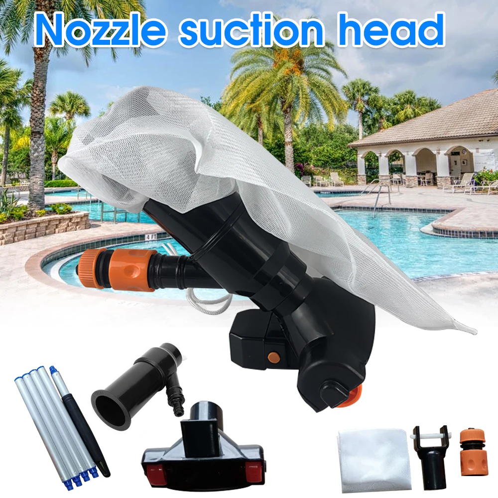 

Swimming Pool Vacuum Cleaner Floating Objects Suction Fountain Pond Head Vacuum Brush Cleaner Cleaning Tool Cleaner Accessories