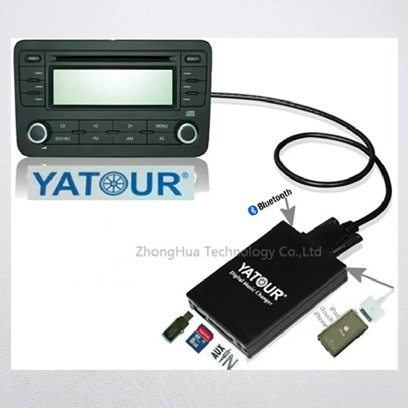 Зарядное устройство Yatour YTM07 USB SD AUX Bluetooth ipod iphone для Renault 2009 2011|yatour ytm07|digital changerusb sd aux |