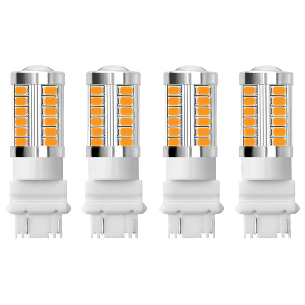 4 шт. 3157 5630 33SMD светодиодный Автомобильная задняя лампа стоп светильник s 12 в 24