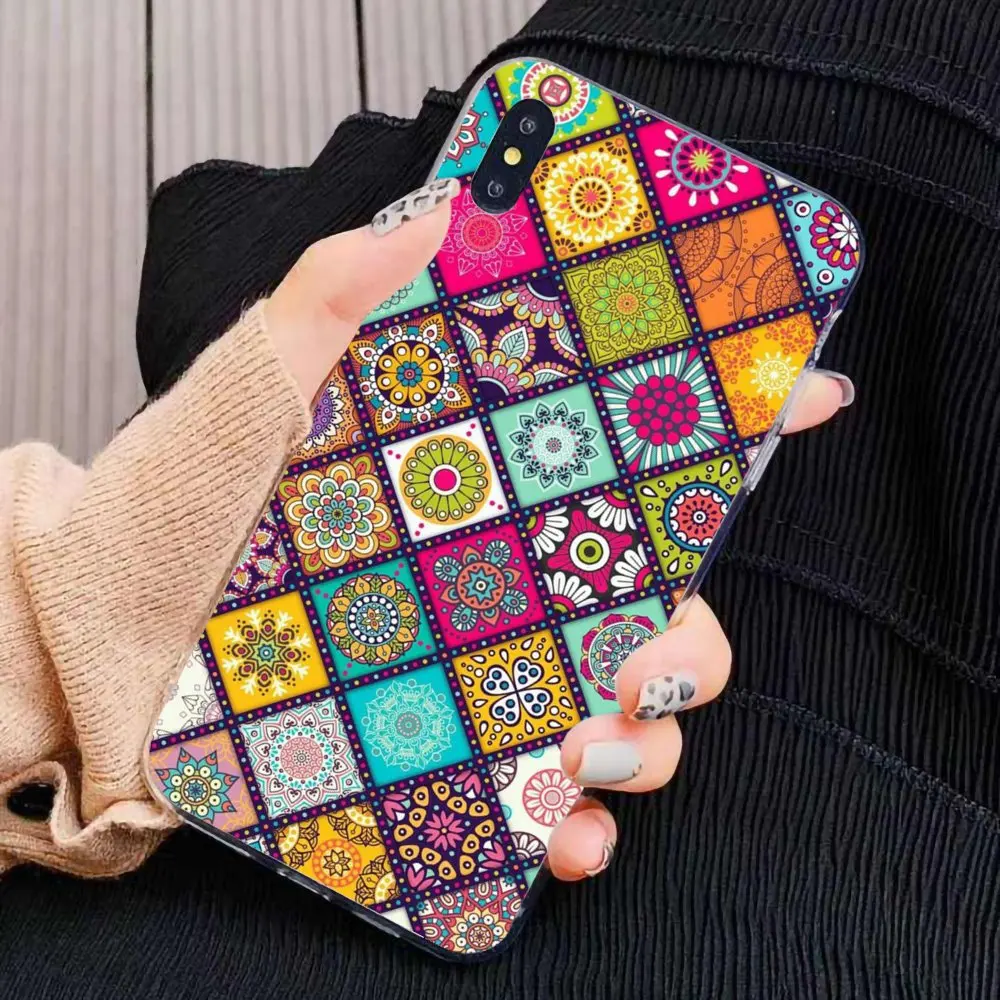 Для Nokia X6 2 3 5 6 8 9 230 3310 1 7 plus 2017 богемный гобелен Хиппи Мандала мягкий чехол|Бамперы|