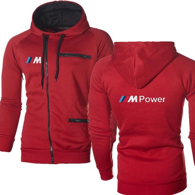 2020 для BMW M модная мужская спортивная одежда толстовки на молнии мужские