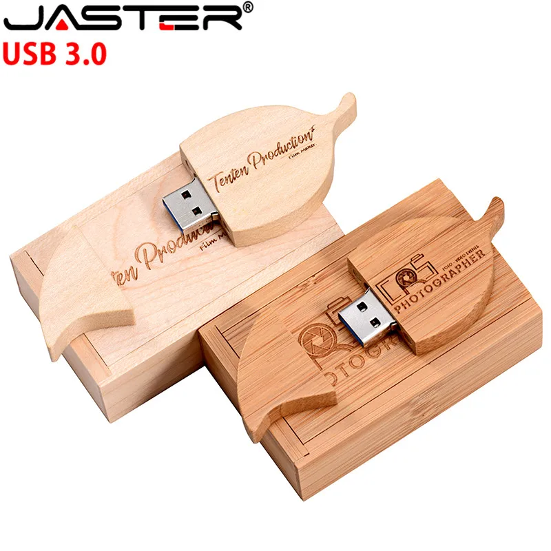 USB 3.0 флеш накопитель JASTER + деревянная коробка 4 ГБ 8 16 32 64 3 0 Гб|USB флэш-накопители| |