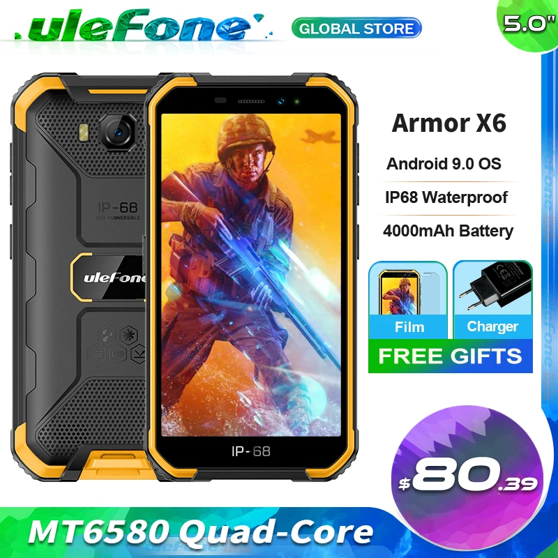 Смартфон Ulefone Armor X6 2+16ГБ 4000 мАч Android 9|Смартфоны| |