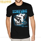 Летняя футболка с изображением скорпионов, мужские футболки с рисунком Love At First, мужские черные рубашки с коротким рукавом