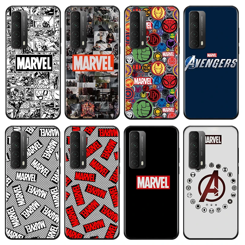

Marvel Logo Avengers For Huawei Y9A Y9S Y9 Y8P Y8S Y7A Y7P Y7 Y6 Y6P Y6S Y5P Y5 Prime Pro 2019 2020 Soft Phone Case