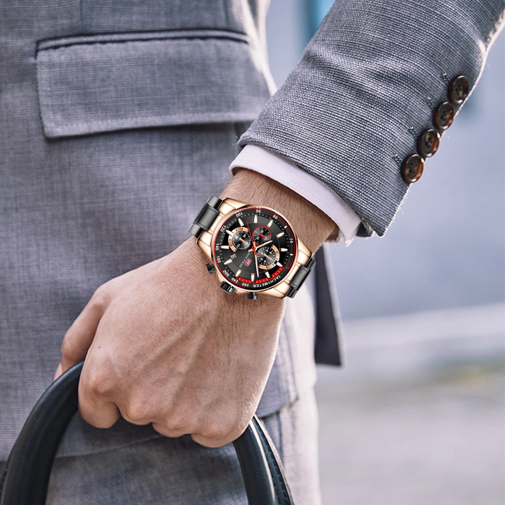 

Fashion watches 2020-man chronograph fourth sports watch luxury high brand waterproof calendar Big Business MINI FOCUS male