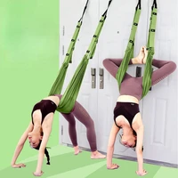 aerial yoga rope stretch the leg splits practic elastic stretch yoga handstand rope low back trainer belt assistant tension rope