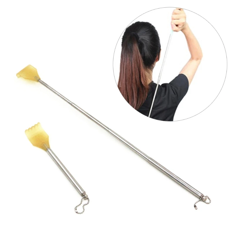 

Telescopic Stainless Steel Backscratcher Back Head Scalp Foot Self-Massage tool