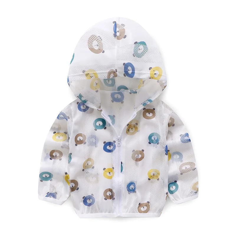 Детская одежда летняя Солнцезащитная рубашка уличное дышащее тонкое пальто