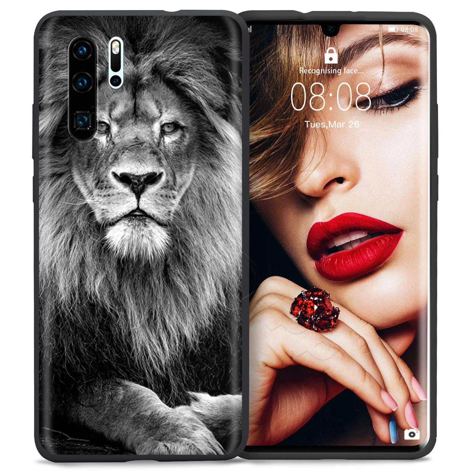 5 Webbedepp Лев Альфа Мужской чехол для Huawei P8 P9 P10 P20 P30 Lite Pro P Smart Z Mini - Цвет: 5