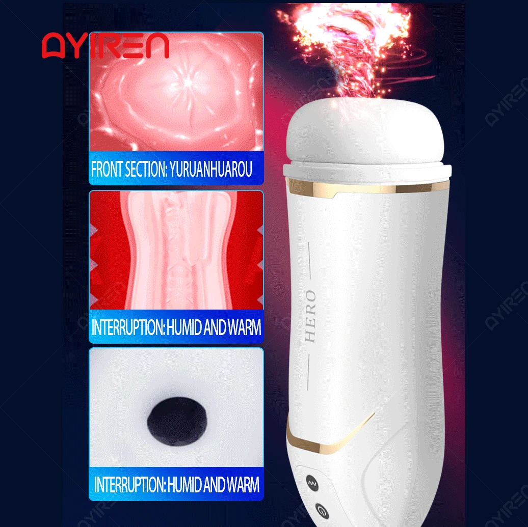 Автоматические Вибраторы AYIREN для мужчин мужские мастурбаторы зажим сила сосания