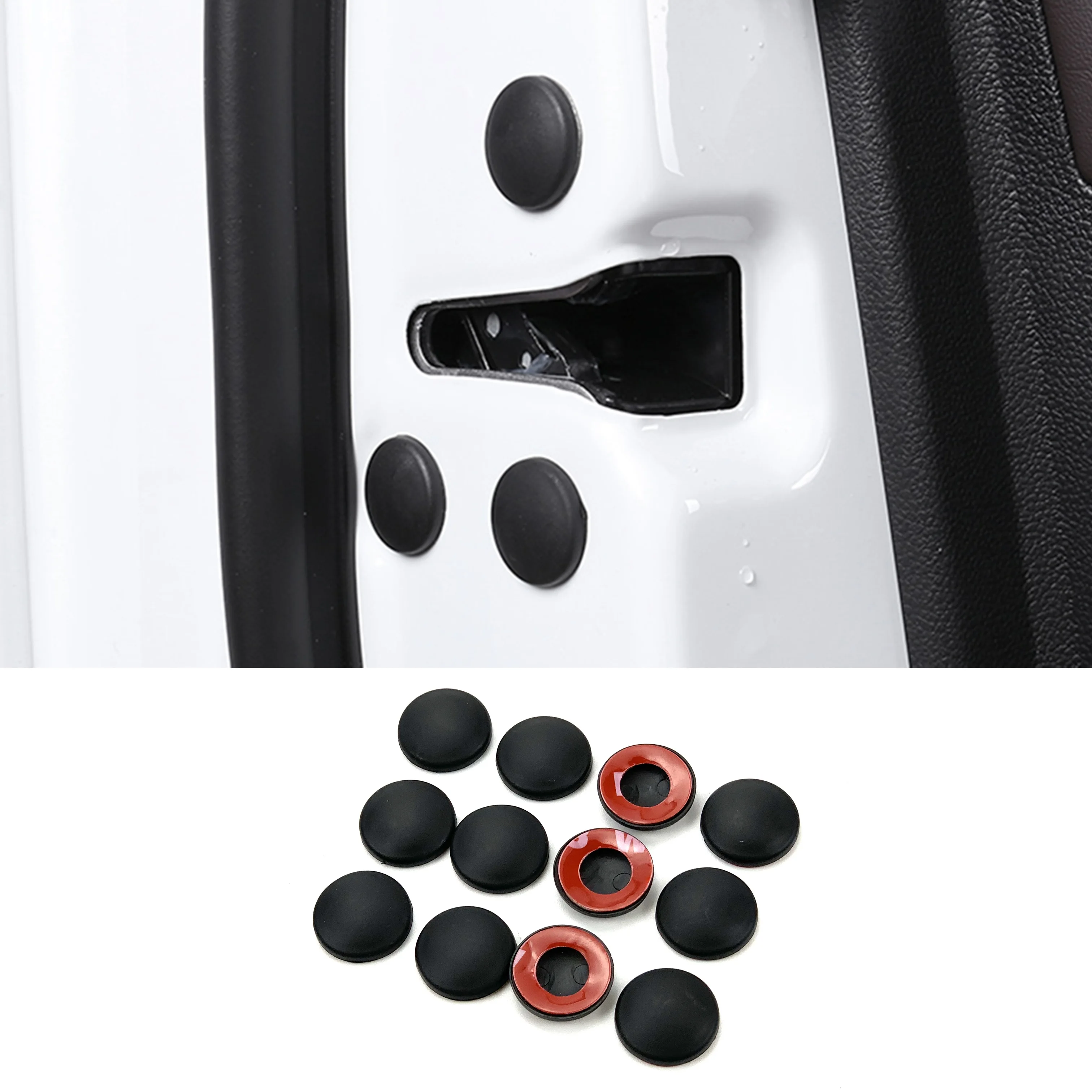 12 шт./партия Автомобильный Дверной замок винтовая защита крышка для пластиковая