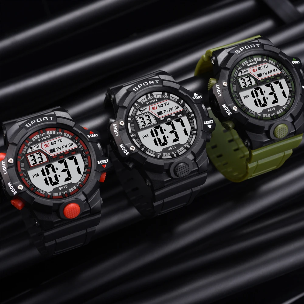 Часы наручные мужские цифровые Спортивные Повседневные светодиодные