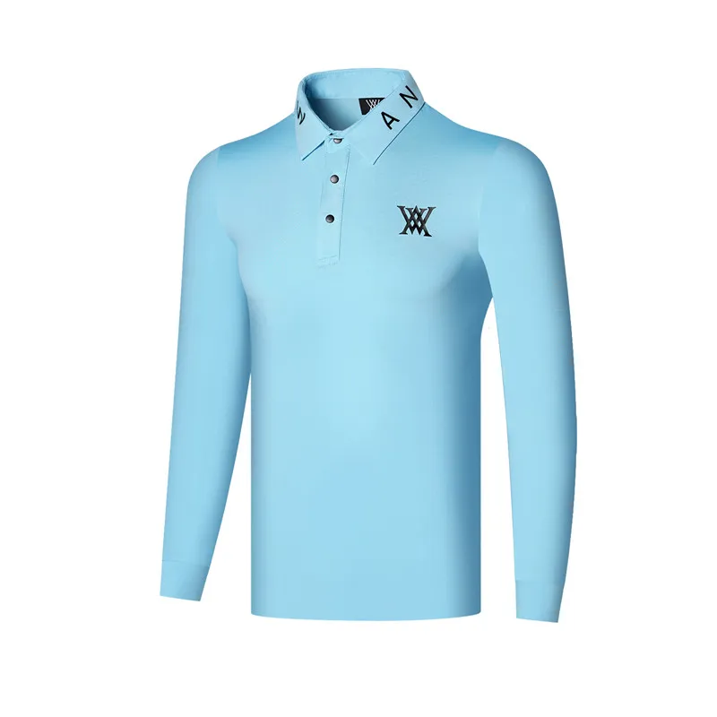 Новинка Мужская футболка для гольфа ANEW2021 модная уличная спортивная теплая