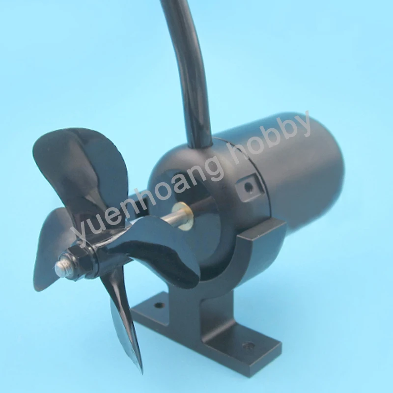 

1Pair 7.4V-24V Underwater Thruster Waterproof 360KV Brushless Motor 3-6S Lipo with 4-Blades Propeller for RC Boat ROV Robot Part