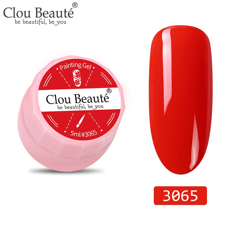 3065 Clou Beaute 72 цвета гель-краска УФ/светодиодный гель для ногтей замачиваемый дизайн ногтей светодиодный лак для ногтей УФ-гель для ногтей DIY Краска паук гель лак - Цвет: 3065