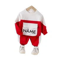 new spring autumn baby boys girls clothes children cotton sports t shirt pants 2pcssets toddler active costume kids tracksuits