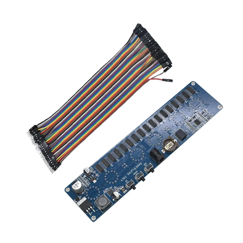 STM8S005 Control DC 12V 1A Electronic IN14 Nixie Tube digital LED Clock gift Circuit Board PCBA RGB Lamp Chip IC Micro USB | Обустройство